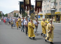 Традиционный крестный ход в Спасске-Дальнем в День памяти св. кн. Владимира