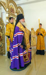 Фото. Владивосток, архиепископ Вениамин на молебне перед открытием IV Епархиального миссионерского съезда