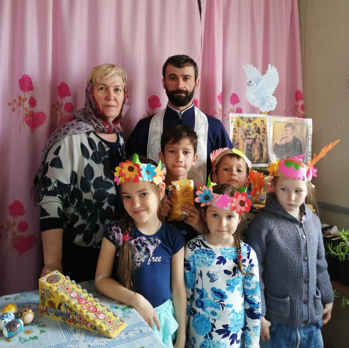 Тематическое занятие в воскресной школе Михайловского храма