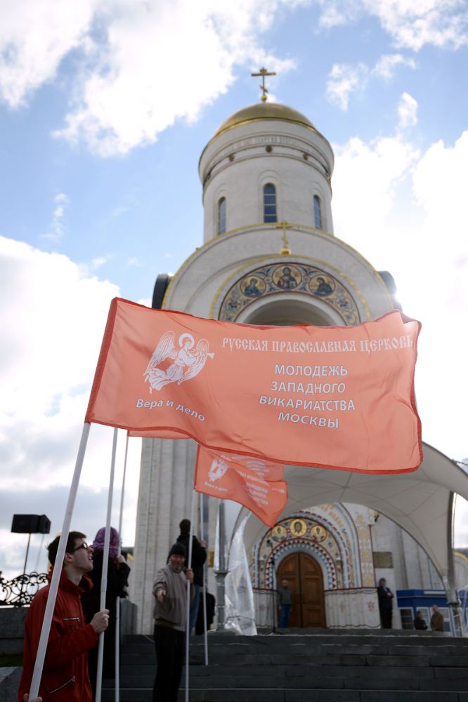 Юных приморцев в православные следопыты приняли в присутствии Святейшего Патриарха Кирилла