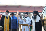 Владивосток. Освящение куполов на Седанке, епископом Иннокентием