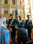 Владивосток. Освящение казачьего знамени