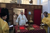 Епископ Подольский Тихон возглавил торжества по случаю 225-летия основания Никольского храма в Токае (Венгрия)