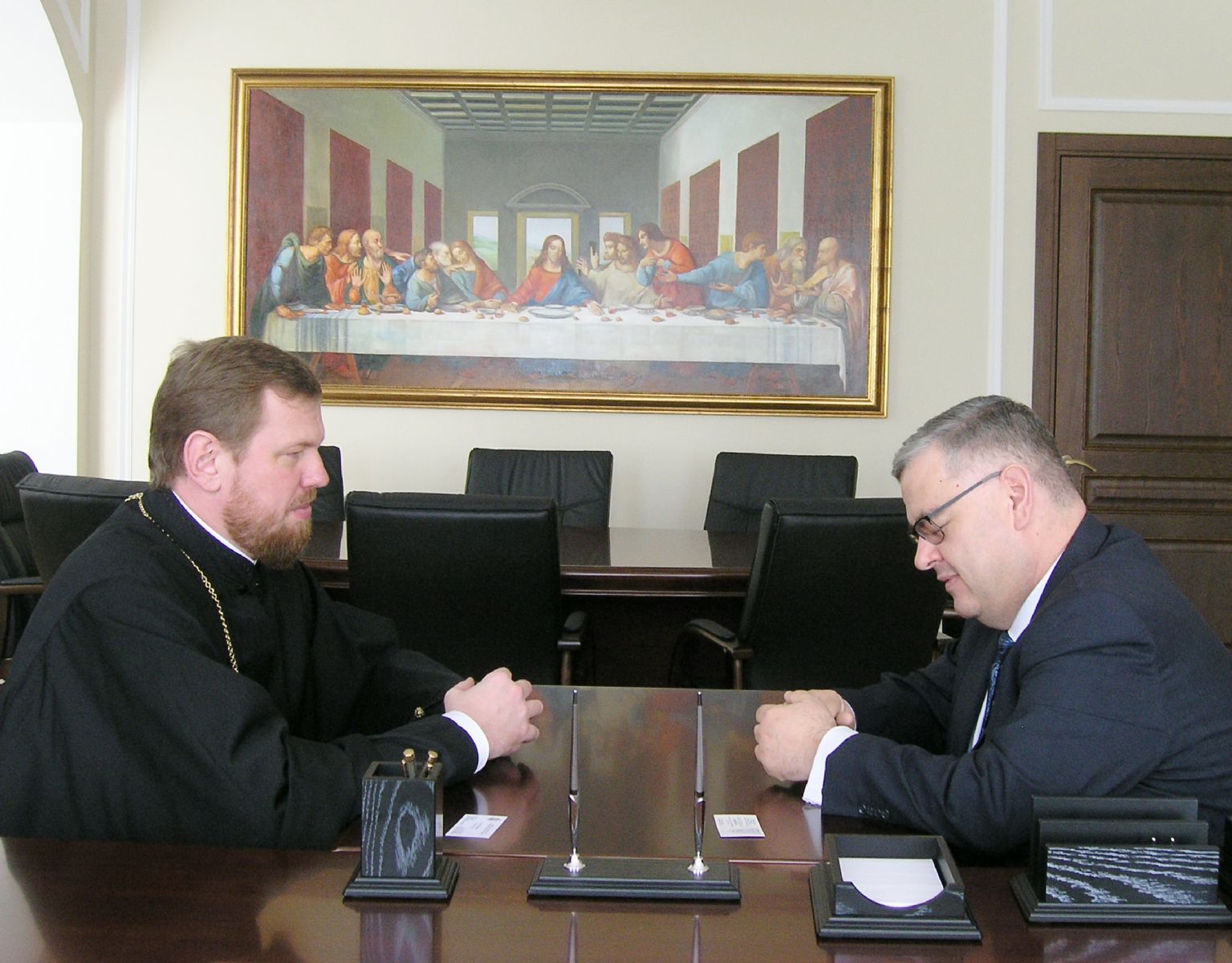 Состоялась встреча митрополита Владимира и генерального консула США во Владивостоке Луиса Кришока