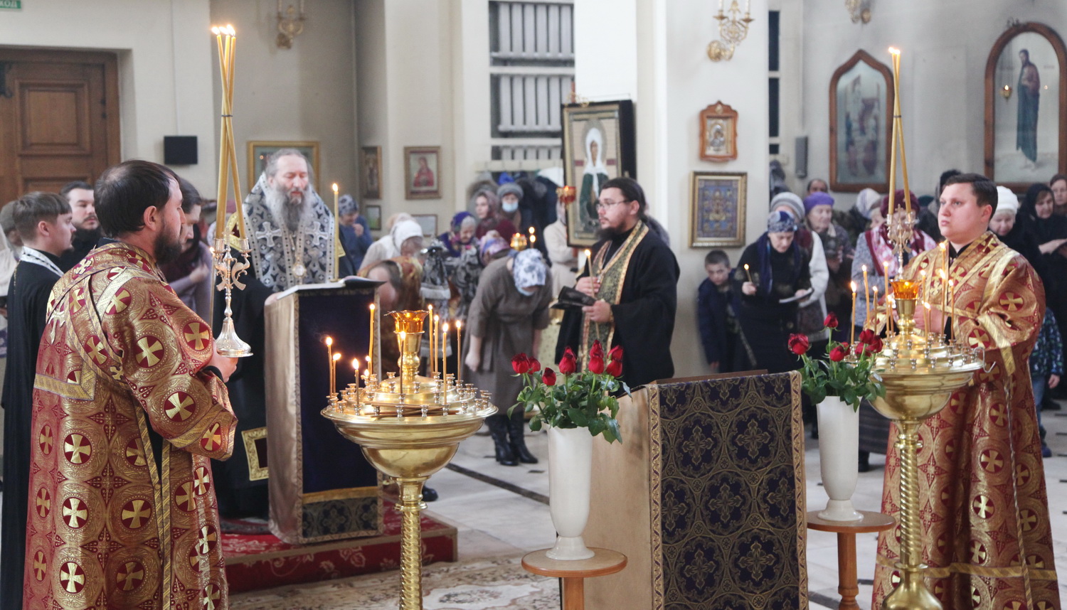 Первый день Великого поста завершился чтением канона святого Андрея Критского (+ Фото + Видео)