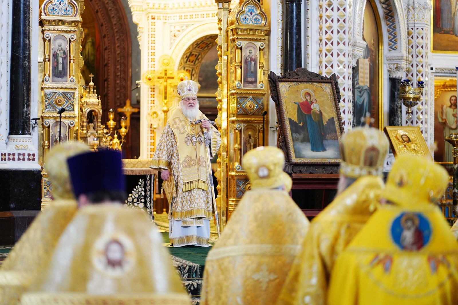Патриаршая проповедь в Неделю Торжества Православия после Литургии в Храме Христа Спасителя