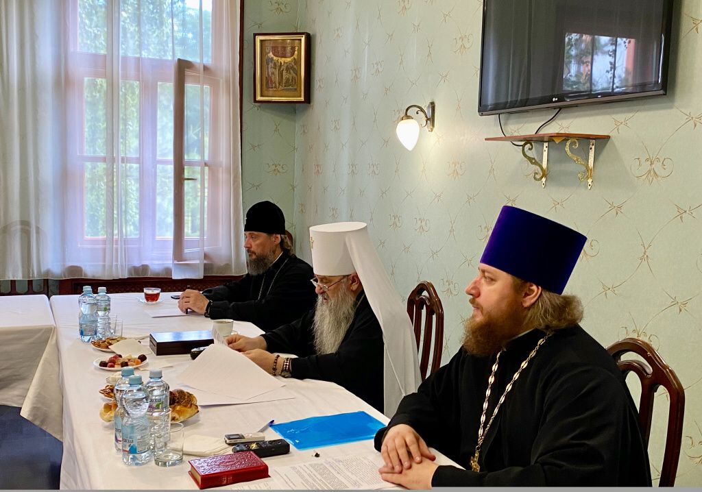 Митропoлит Владимир принял участие в заседании комиссии Межсоборного присутствия по церковному управлению