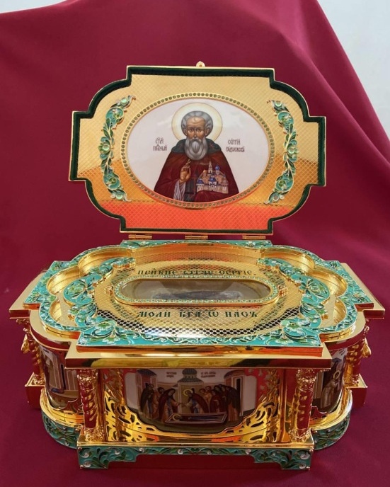 Ковчег с частицей святых мощей преподобного Сергия Радонежского будет принесен во Владивосток из Троице-Сергиевой Лавры.