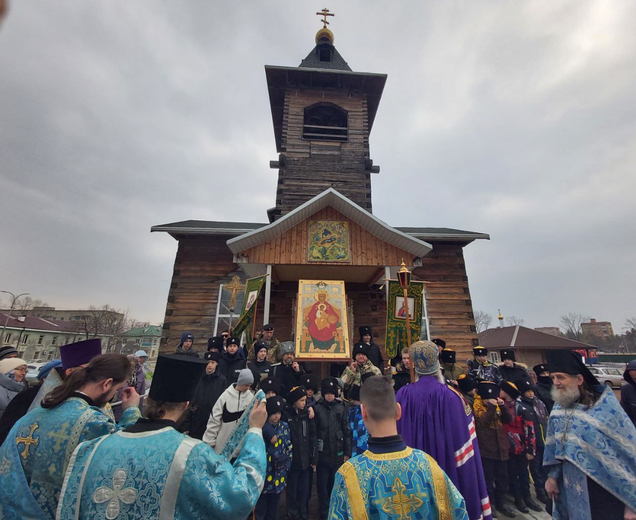 Православные верующие отметили празднование иконе Божией Матери именуемой «Державная» (+ Фото)