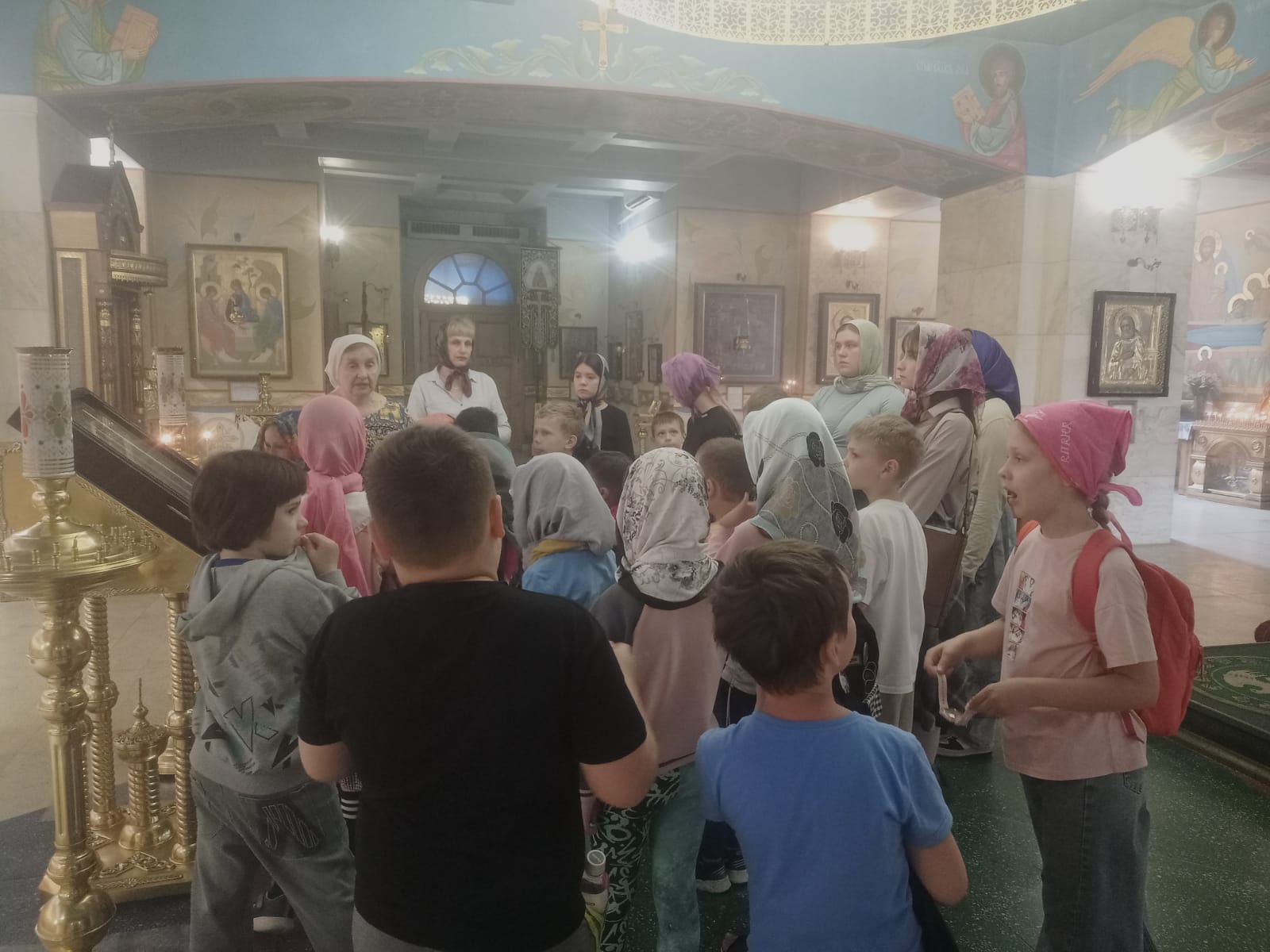 Экскурсия для школьников прошла в Казанском соборе.