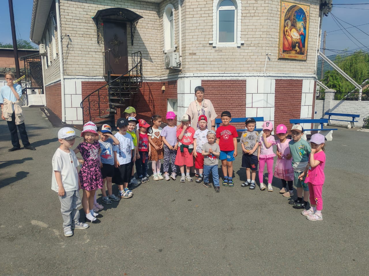 Храм Рождества Христова посетили воспитанники детского сада №62.