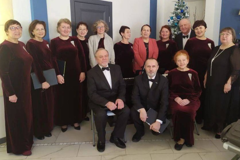 Академический хор «Коллаж» выступил с Рождественским концертом в храме свт. Спиридона Тримифунтского