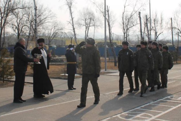 Иерей Даниил Есаков поздравил 541-й батальон РЭБ с годовщиной образования