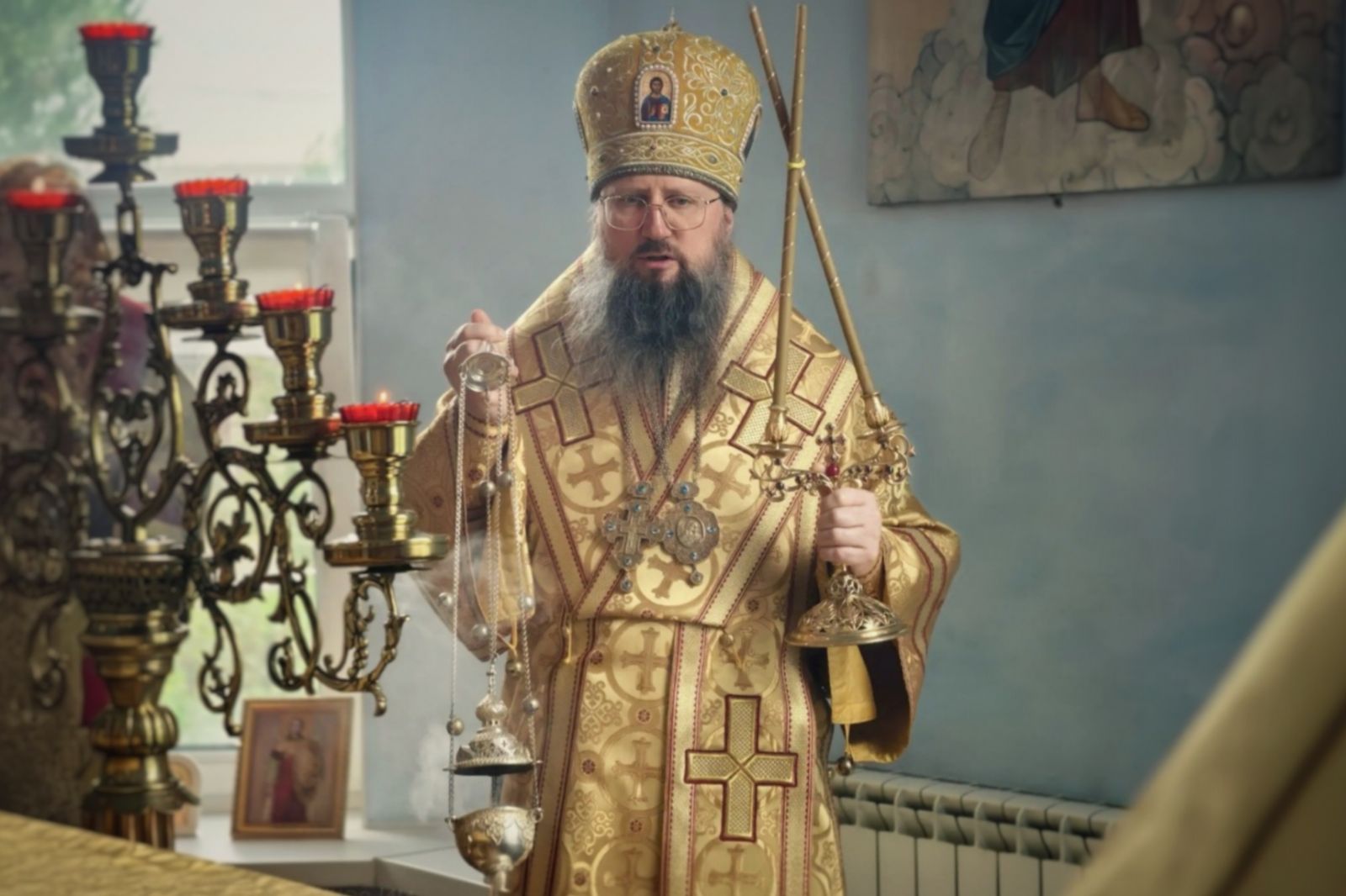 Литургию в храме села Черниговка совершил глава митрополии