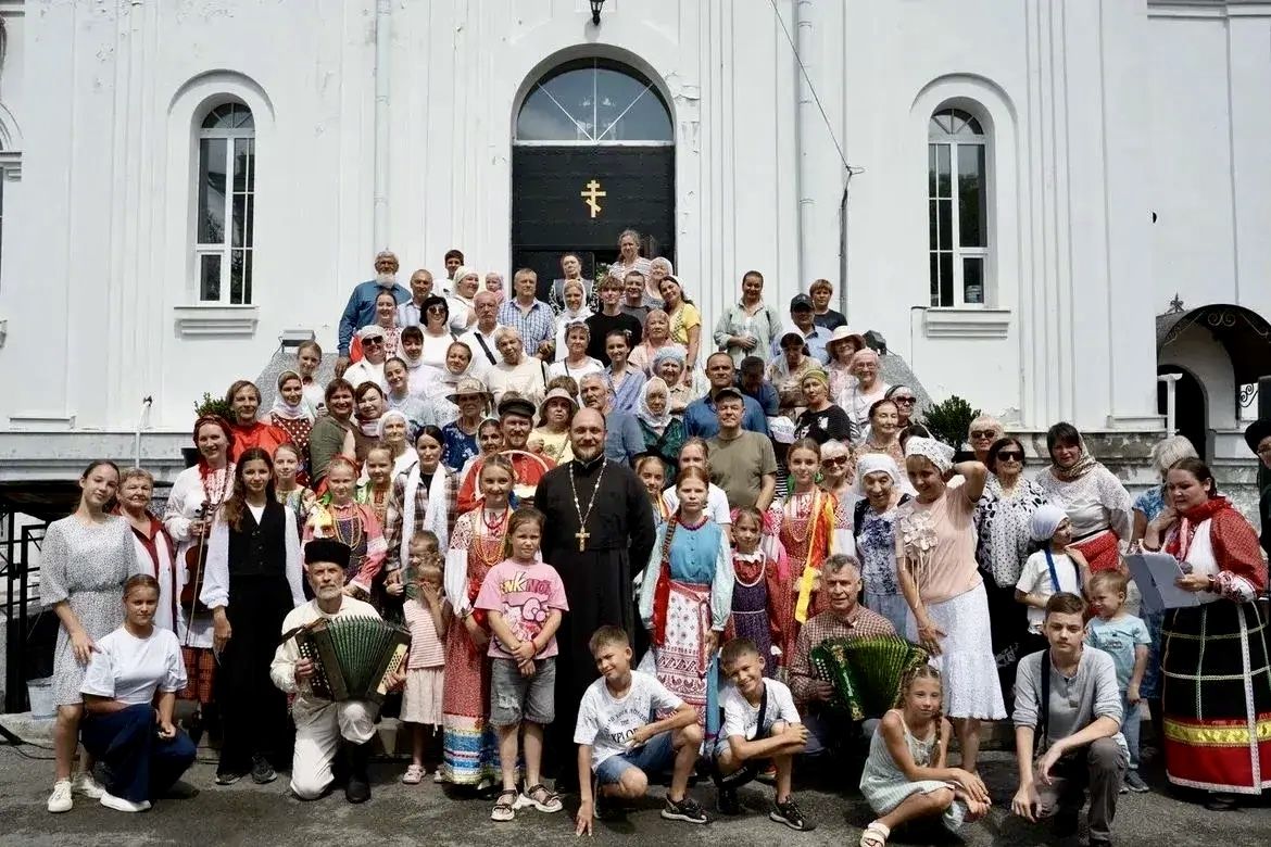 В храме Богоявления отметили праздник Преображения Господня